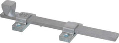 Don-Jo - 8" Long, 1" Wide Brass Surface Bolt - Brushed Chrome - USA Tool & Supply