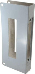 Don-Jo - 5" Wide x 12" High, Stainless Steel, Door Reinforcer - 1-3/4" Thick Door, 2-3/4" Backset - USA Tool & Supply