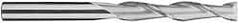 SGS - 5/8", 3" LOC, 5/8" Shank Diam, 6" OAL, 2 Flute, Solid Carbide Square End Mill - Single End, Uncoated, Spiral Flute, 30° Helix, Centercutting, Right Hand Cut, Right Hand Flute, Series 3EL - USA Tool & Supply