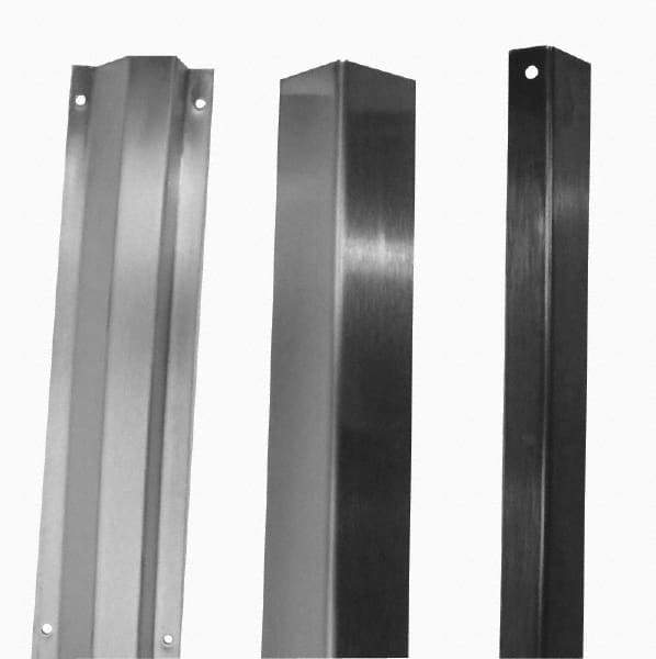 Don-Jo - Satin Stainless Steel Door Guard - 36" Long, Satin Stainless Steel - USA Tool & Supply