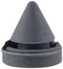 Don-Jo - 1/8" Projection Door Silencer - Door Mount, Gray Finish - USA Tool & Supply