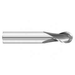 1/2 x 3/4 x 3 2 Flute Ball Nose  End Mill- Series 3215STB - USA Tool & Supply