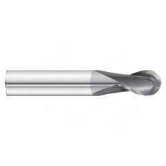 7/16 x 3/4 x 2-3/4 2 Flute Ball Nose  End Mill- Series 3215STB - USA Tool & Supply