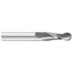 1" x 2-1/2 x 5 2 Flute Ball Nose  End Mill- Series 3215XL - USA Tool & Supply