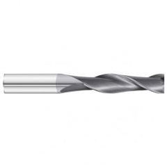 3/8 Dia. x 4 Overall Length 2-Flute Square End Solid Carbide SE End Mill-Round Shank-Center Cut-TiAlN - USA Tool & Supply