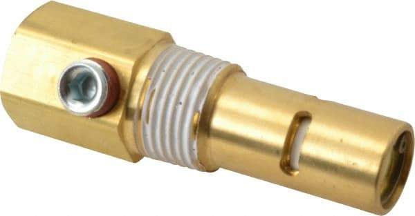 Conrader - 3/8 x 1/2" Brass Check Valve - In-Tank, FNPT x MNPT - USA Tool & Supply
