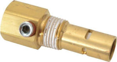 Conrader - 1/2 x 1/2" Brass Check Valve - In-Tank, FNPT x MNPT - USA Tool & Supply