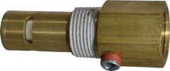 Conrader - 3/4 x 3/4" Brass Check Valve - In-Tank, FNPT x MNPT - USA Tool & Supply