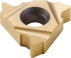 Seco - 22ER External Right Hand ISO Laydown Threading Insert - Grade CP500, TiAlN/TiN Coated Carbide, 12.7mm Inscribed Circle - USA Tool & Supply