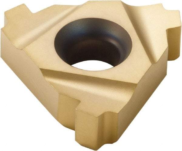 Seco - 22ER External Right Hand 5 API Buttress 2.6 Laydown Threading Insert - Grade CP500, TiAlN/TiN Coated Carbide, 12.7mm Inscribed Circle - USA Tool & Supply