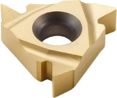 Seco - 22ER External Right Hand 7-5 Partial Profile 55° Laydown Threading Insert - Grade CP500, TiAlN/TiN Coated Carbide, 12.7mm Inscribed Circle - USA Tool & Supply