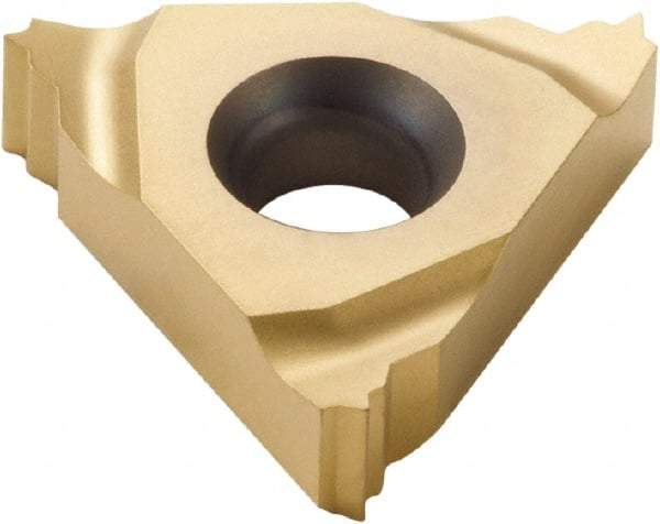 Seco - 11NR Internal Right Hand ISO Laydown Threading Insert - Grade CP200, TiAlN/TiN Coated Carbide, 6.35mm Inscribed Circle - USA Tool & Supply
