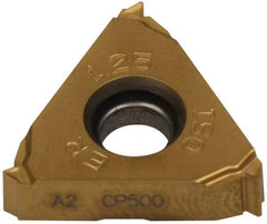 Seco - 16ER External Right Hand ISO Laydown Threading Insert - Grade CP500, TiAlN/TiN Coated Carbide - USA Tool & Supply