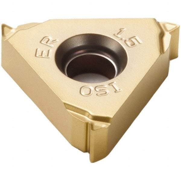 Seco - 16ER External Right Hand ISO Laydown Threading Insert - Grade CP500, TiAlN/TiN Coated Carbide - USA Tool & Supply
