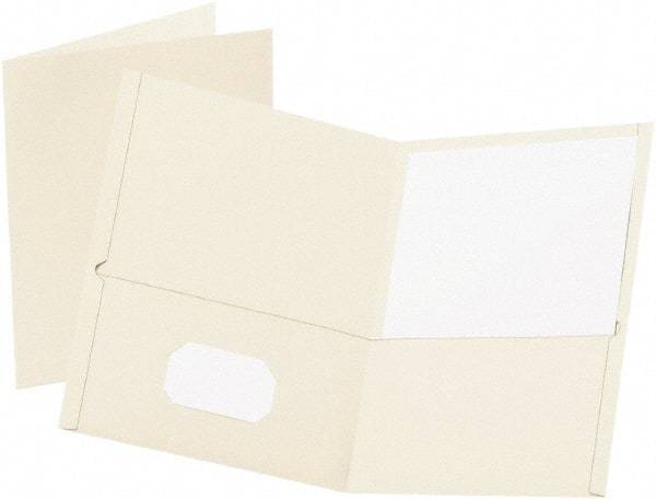 OXFORD - 8-1/2" Long x 11" Wide Pocket - White - USA Tool & Supply