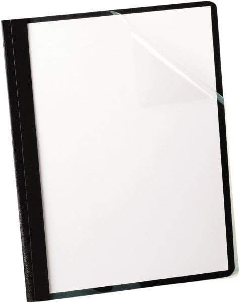 OXFORD - 11" Long x 8" Wide Report Cover - Black - USA Tool & Supply