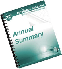 FELLOWES - 11" Long x 8" Wide Binding System Cover - Clear - USA Tool & Supply