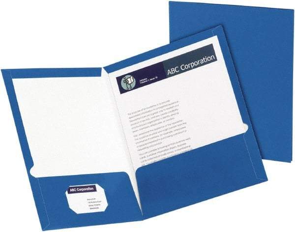 OXFORD - 8-1/2" Long x 11" Wide Pocket - Blue - USA Tool & Supply