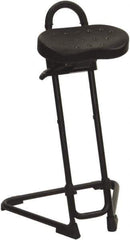 ShopSol - Swivel & Adjustable Stools Type: Sit-Stand Stool Base Type: Tubular Steel - USA Tool & Supply