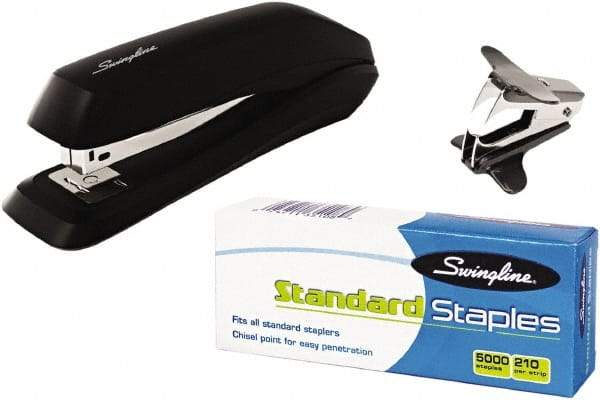 Swingline - 15 Sheet Full Strip Desktop Stapler - Black - USA Tool & Supply