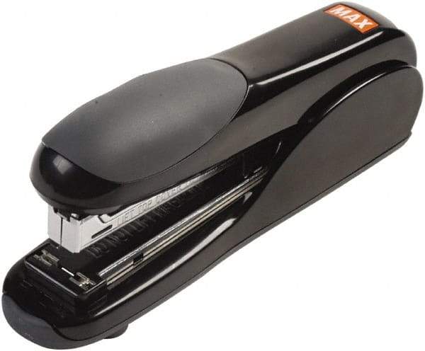 MAX - 30 Sheet Full Strip, Flat Clinch Stapler - Black - USA Tool & Supply