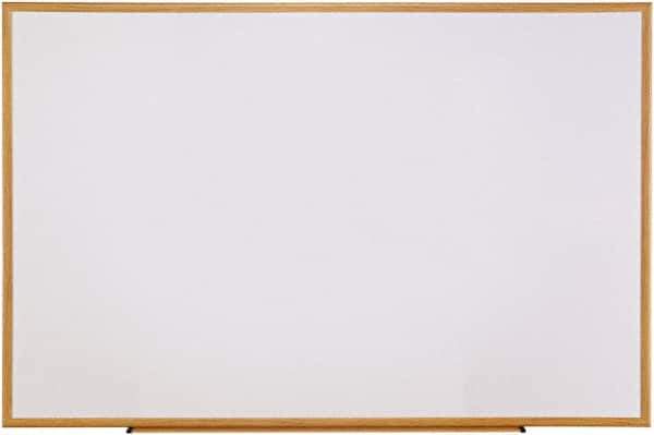 Universal One - 48" High x 72" Wide Dry Erase - Melamine, Includes Mounting Kit - USA Tool & Supply