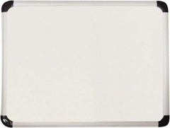 Universal One - 48" High x 72" Wide Magnetic Dry Erase Board - Porcelain, Includes Accessory Tray/Rail & Mounting Kit - USA Tool & Supply