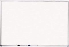 Mead - 48" High x 72" Wide Dry Erase - Melamine, Includes Mounting Kit - USA Tool & Supply