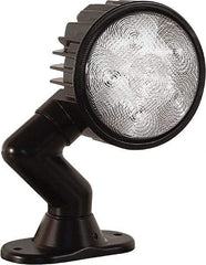 Buyers Products - 12 to 24 Volt, Clear Flood Beam Light - 1.5 Amps, 1,350 Lumens, 6 LED Lamp - USA Tool & Supply