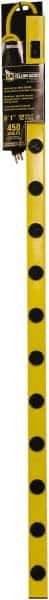 Woods PRO - 12 Outlets, 125 Volts, 15 Amps, 6' Cord, Power Outlet Strip - Keyhole Mount, 5-15 NEMA Configuration, 48-1/2" Strip, cULus - USA Tool & Supply