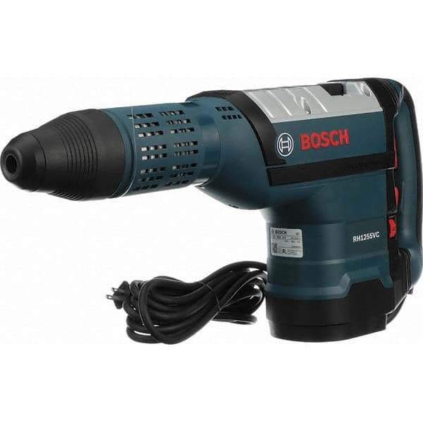 Bosch - 120 Volt 2" Keyless Chuck Electric Rotary Hammer - 0 to 34,000 BPM, 0 to 250 RPM - USA Tool & Supply