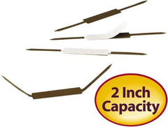 SMEAD - 100 Piece Paper File Fasteners - 2-3/4" Long - USA Tool & Supply