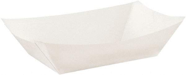 Dixie - Kant Leek Polycoated Paper Food Tray, 3 Pound, 250/Pack 2/Case - White - USA Tool & Supply