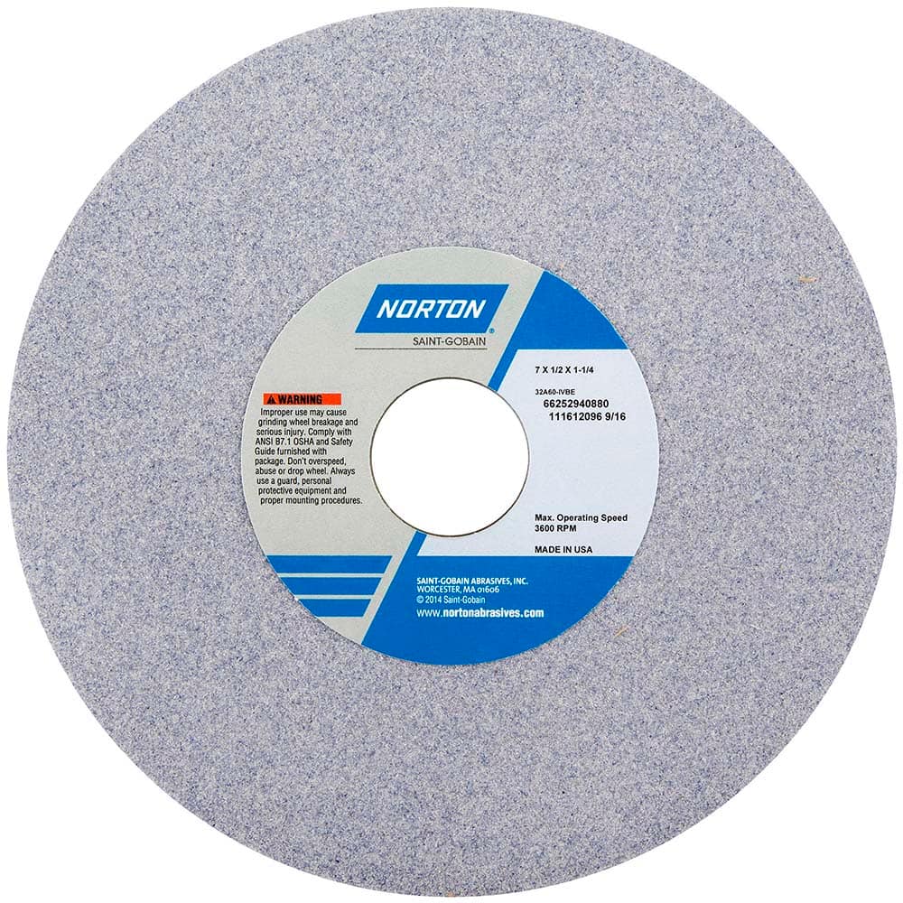 Norton - Tool & Cutter Grinding Wheels Wheel Type: Type 1 Wheel Diameter (Inch): 7 - USA Tool & Supply