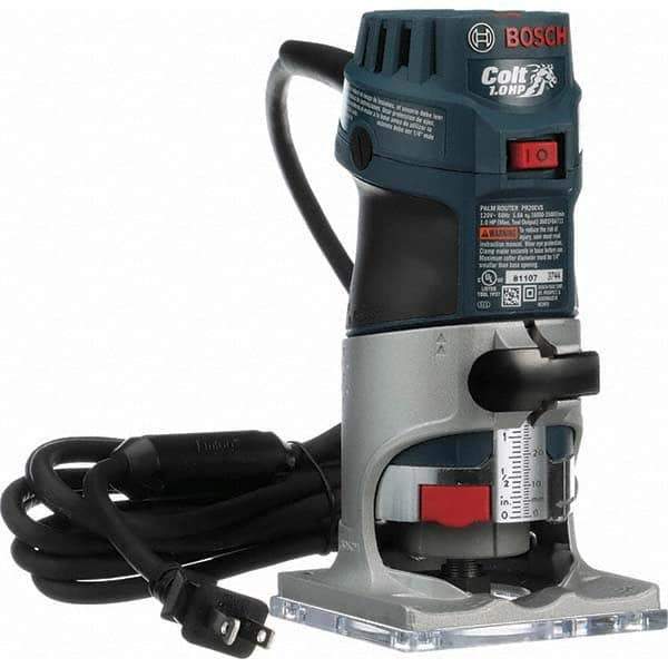 Bosch - Router Kits Router Type: D-Handle Speed (RPM): 15000-30000 - USA Tool & Supply