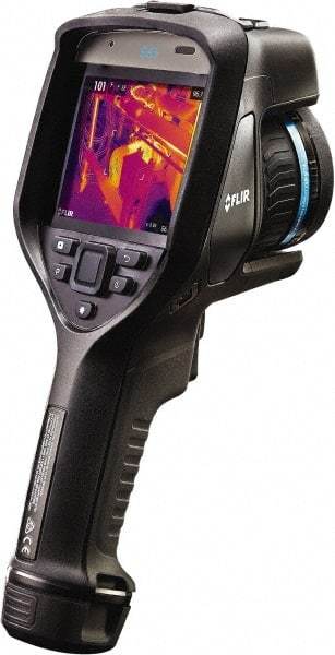 FLIR - -4 to 2,192°F (-20 to 1,200°C) Thermal Imaging Camera - 4" Color LCD Touchscreen Display, SD Card Storage Capacity, 384 x 288 Resolution - USA Tool & Supply