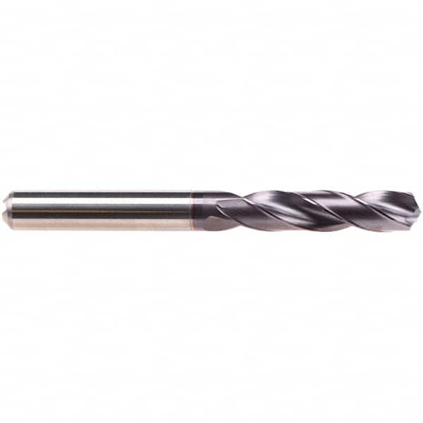 Emuge - 9.35mm 140° Spiral Flute Solid Carbide Screw Machine Drill Bit - USA Tool & Supply