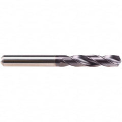 Emuge - 9.9mm 140° Spiral Flute Solid Carbide Screw Machine Drill Bit - USA Tool & Supply