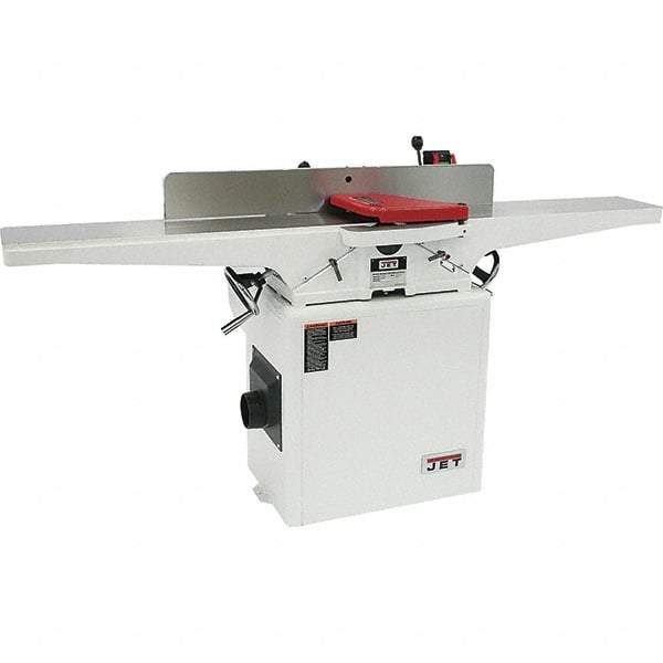 Jet - 5,500 RPM, 8" Cutting Width, 1/2" Cutting Depth, Jointer - 4-3/4" Fence Height, 38-1/2" Fence Length, 2 hp - USA Tool & Supply