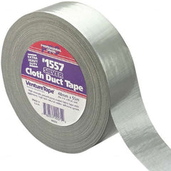 3M - 55m x 48mm x 13 mil Gray Polyethylene Cloth Duct Tape - USA Tool & Supply