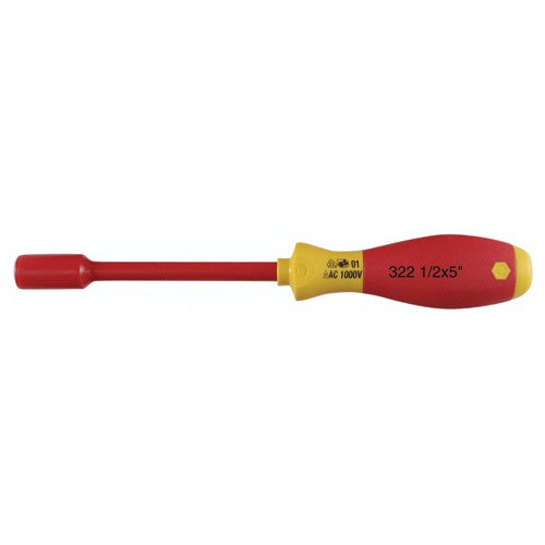INSULATED NUT DRIVER 1/2X125MM - USA Tool & Supply