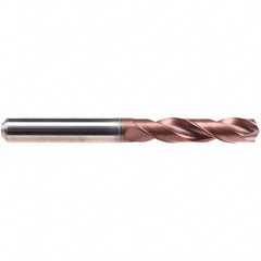 Emuge - 9.2mm 140° Spiral Flute Solid Carbide Screw Machine Drill Bit - USA Tool & Supply