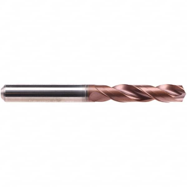 Emuge - 8.7mm 140° Spiral Flute Solid Carbide Screw Machine Drill Bit - USA Tool & Supply
