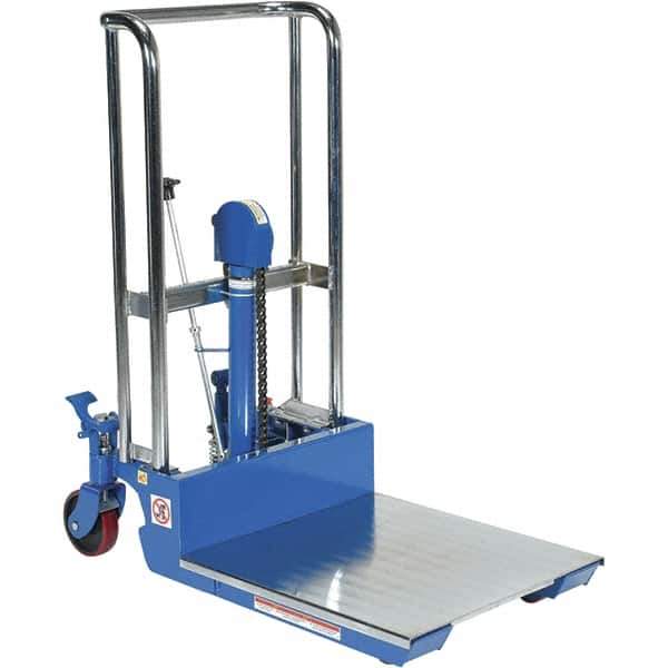 Vestil - 880 Lb Capacity, 35" Lift Height, Portable Workstation Manually Operated Lift - USA Tool & Supply