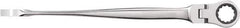 GearWrench - 13mm 12 Point Flexhead Combination Wrench - 8.66" OAL, Steel, Full Polish Finish - USA Tool & Supply