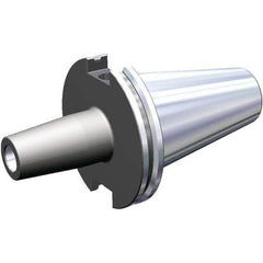 Kennametal - 44.45mm Shank Diam, 1" Hole Diam, CAT40 Taper Shank Shrink Fit Tool Holder & Adapter - 100mm Projection, 44mm Nose Diam, 48mm Clamping Depth, Through Coolant - Exact Industrial Supply