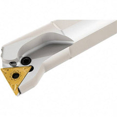 Iscar - PWLN, Right Hand Cut, 95° Lead Angle, 1-1/4" Shank Height x 1-1/4" Shank Width, Negative Rake Indexable Turning Toolholder - 6" OAL, WN..08.. Insert Compatibility, Series Heliturn - USA Tool & Supply