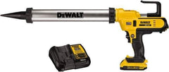 DeWALT - 29 oz Full Barrel Battery Caulk/Adhesive Applicator - Use with 10 to 20 oz Sausage Packs - USA Tool & Supply