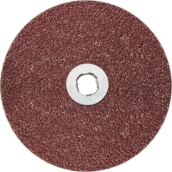 3M - 5" Diam 60 Grit Fiber Disc - Ceramic, 12,000 Max RPM, Series 782C - USA Tool & Supply