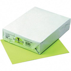 Pacon - 8-1/2" x 11" Lime Colored Copy Paper - Use with Laser Printers, Copiers, Inkjet Printers - USA Tool & Supply